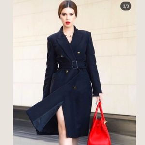 ZARA MANTECO WOOL COAT NO BELT BLOGGER’S FAVE